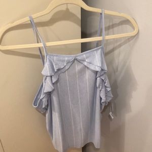 Blue Crop Top